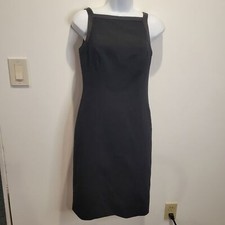 Michael kors size 2 y2k wool blend black dress
