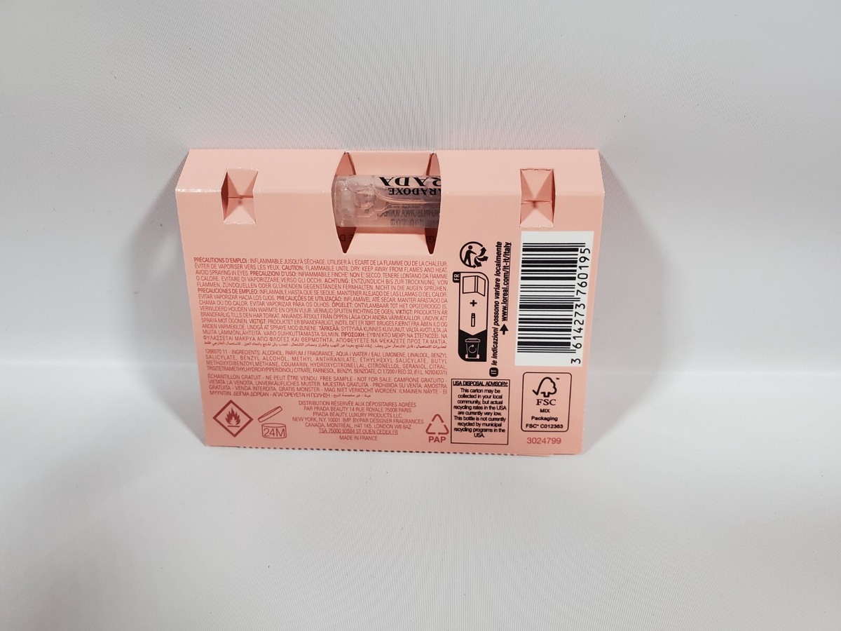 PRADA Paradoxe Eau De Parfum Sample 1.2 ml / 0.04 fl oz NEW in