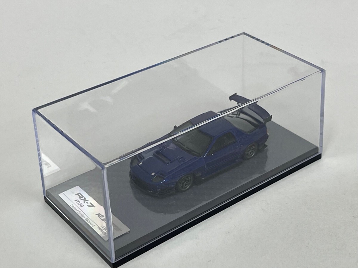 1/64 YM Model Mazda RX-7 FC3S in Blue Limited to 199 Pieces