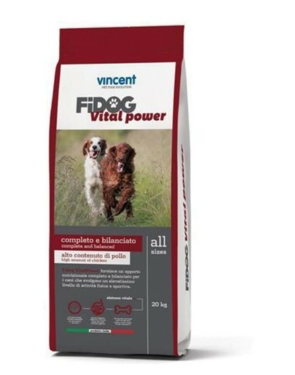 FIDOG VITAL POWER 20 KG CROCCHETTE PER CANI SPORTIVI CANE