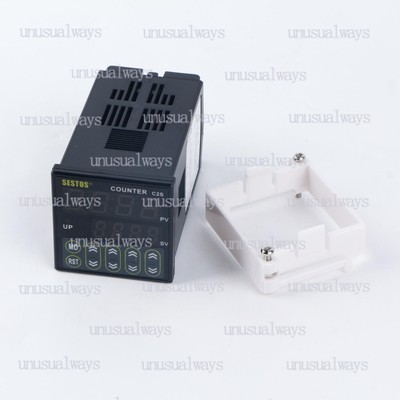 1PC SESTOS C2S-R-220 AC100-240V Four-digit preset value counter NEW