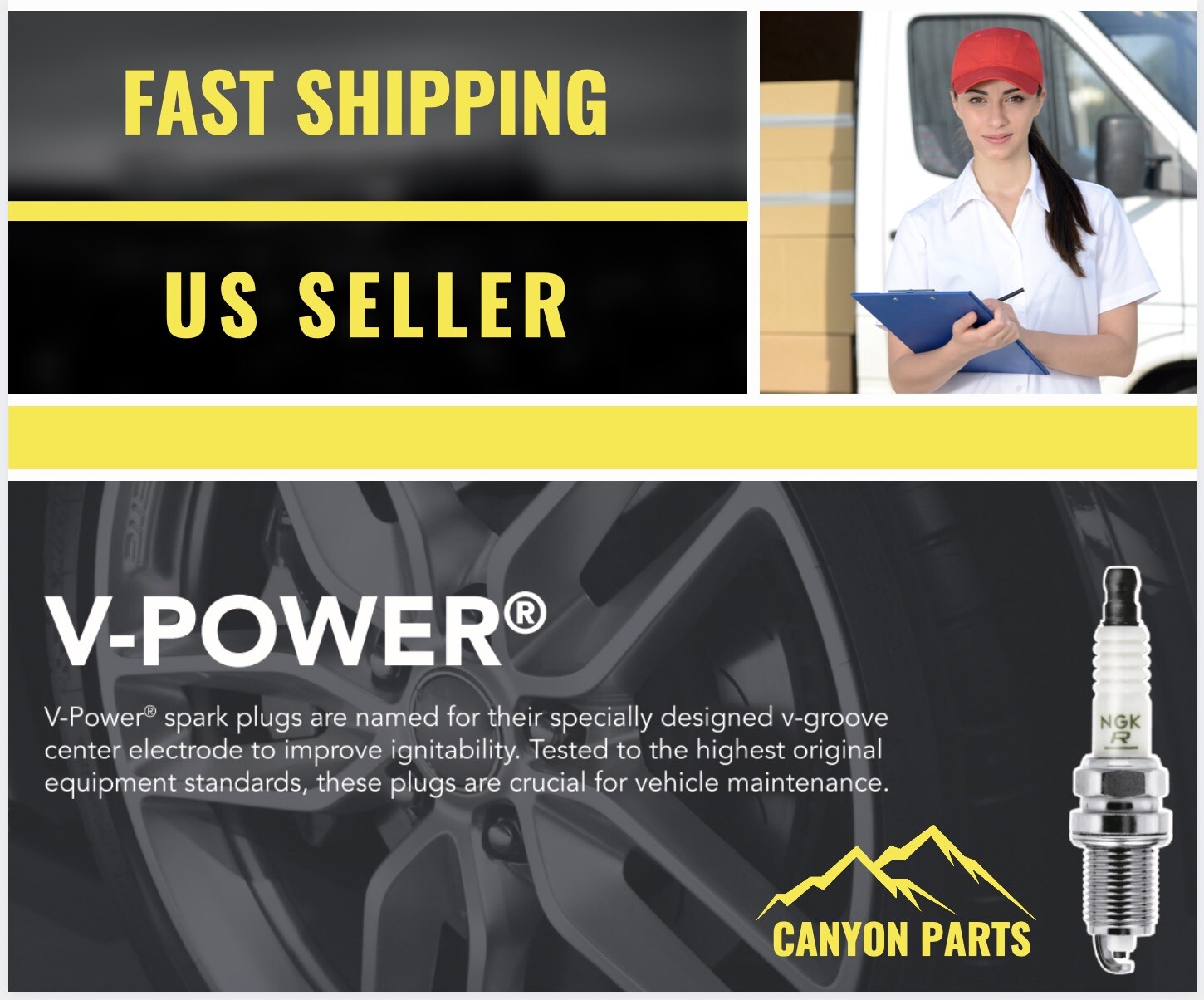 NEW 8 pcs NGK VPower Spark Plugs for 19992013 GMC Sierra 1500 5.3L 6