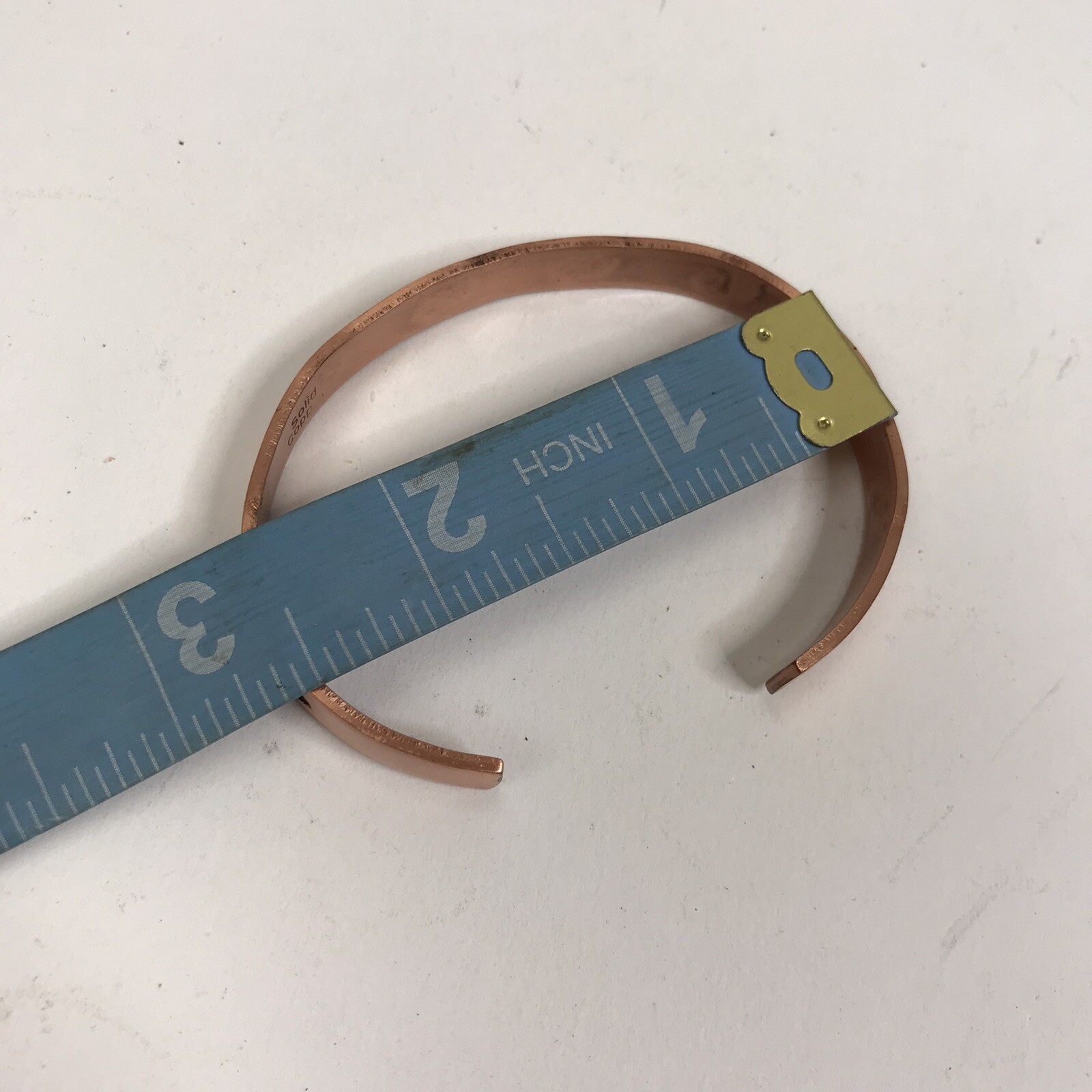 Handcrafted Bangle Elk Moose Solid Cooper Cuff Br… - image 7