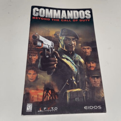 Commandos: Beyond The Call Of Duty PC 1999 Manual ONLY No Game