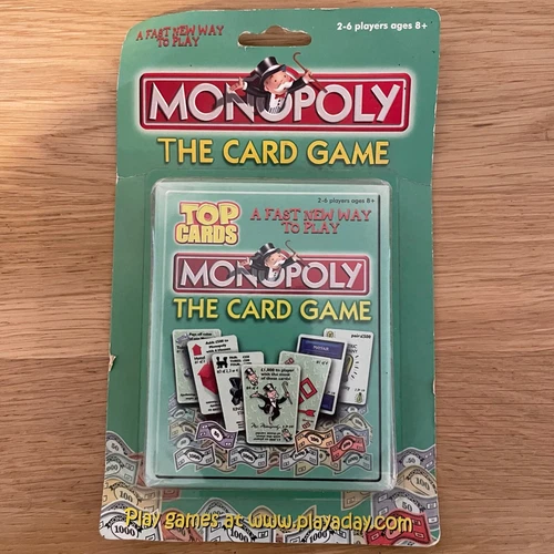 nuovo (vecchio stock) MONOPOLY: IL GIOCO DI CARTE (MOSSE VINCENTI - 2000)