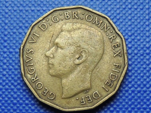 1950 George VI Three Pence coin - 第 2/2 張圖片