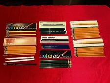 Vintage Drawing/Writing Pencils Berol Verithin, Col-Erase, Vector, Venus,Velvet