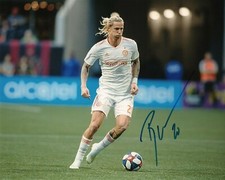 Atlanta United FC Brek Shea Autographed Signed MLS 8x10 COA A