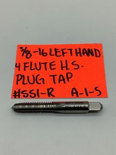3/8- 16 Left Hand 4 Flute H.S. Plug Tap  551-R  A-1-S 