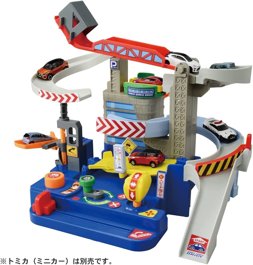 TAKARA TOMY Tomica WAKU WAKU DRIVE Mini Car Play Set w TAKARA TOMY Tomica WAKU WAKU DRIVE Mini Car Play Set w