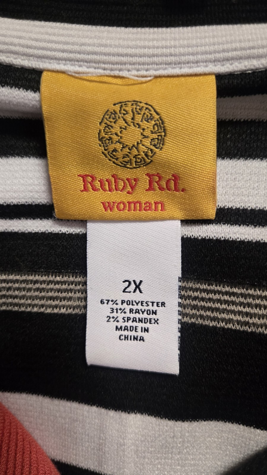 Ruby Rd. Jacket Cardigan 2X Multicolor Striped Te… - image 5