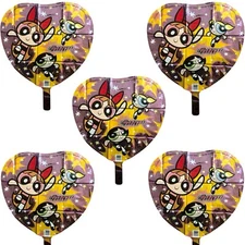 Powerpuff Girls Foil Mylar Balloon Birthday Party Supplies 18" New