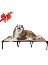YUNYUDashing Elevated Dog Bed Brown