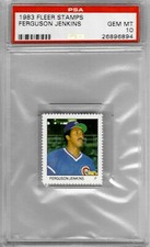 1983 Fleer Stamps - Fergie JENKINS- PSA 10+++ HOF Cubs