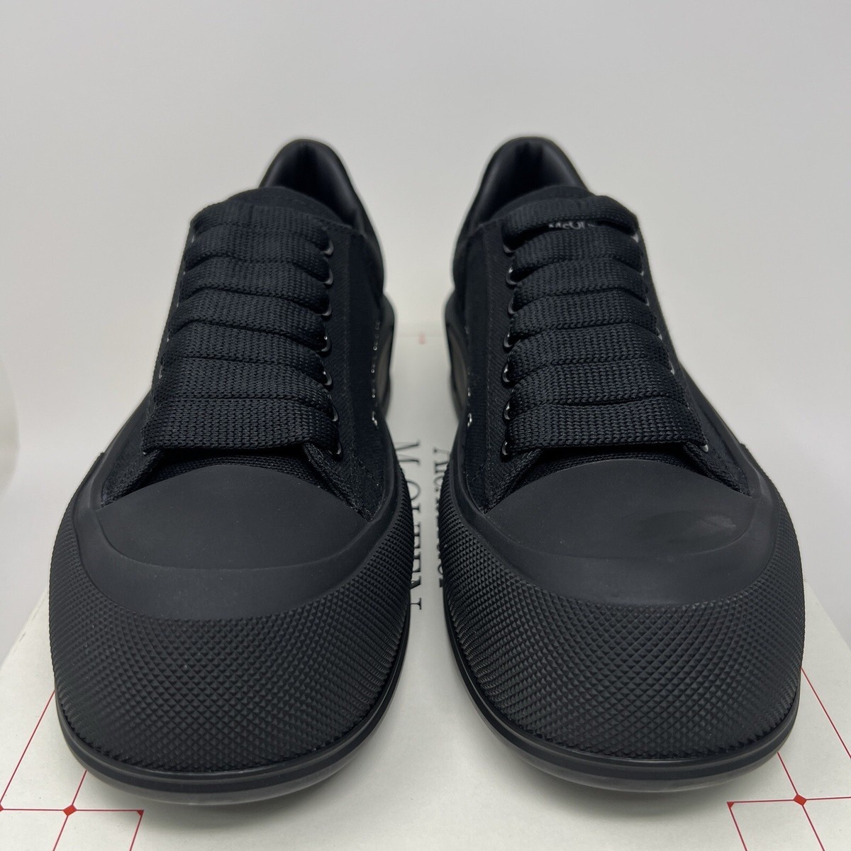 Alexander McQueen Men's Deck Plimsol Sneakers Size 7.5 US