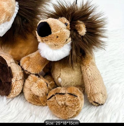 Huggable Plush Jungle LION Teddy Anxiety Autism Special Needs - Picture 5 of 11