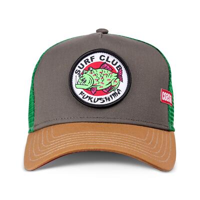Coastal Trucker Cap HFT Fukushima Olive/Wheat/Green Basecap Kappe Mütze Mesh Hat