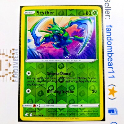 scyther pokemon card value Rocket's Scyther 13/132 Holo Rare Gym Heroes Pokemon Card Near Mint/Ex main image 1