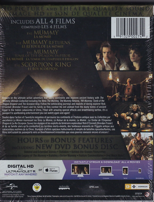 The Mummy Ultimate Collection [Blu-ray ] With Slipcover. [O2] | eBay