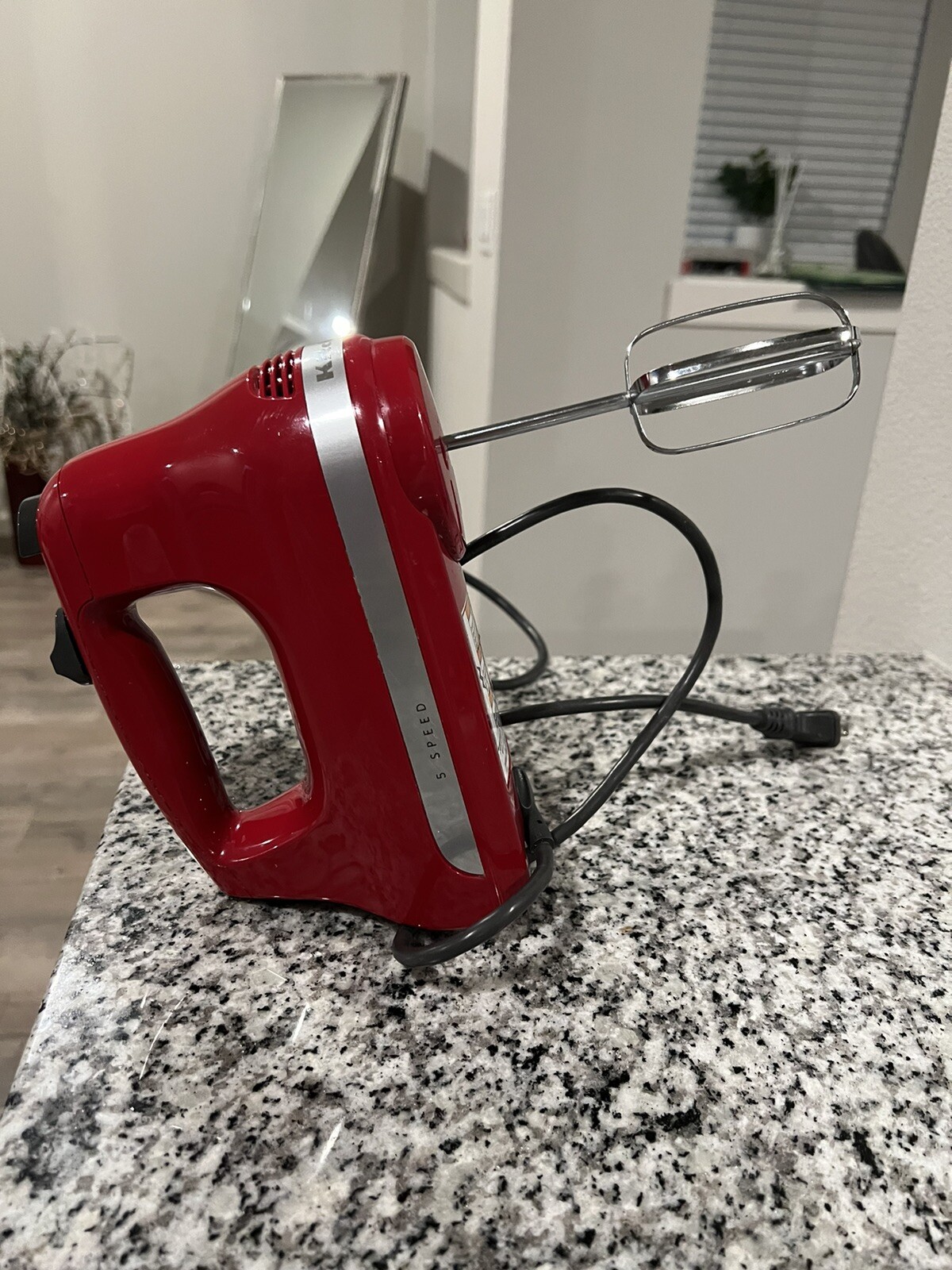 KitchenAid KHM512ER Ultra Power 5Speed Hand Mixer Empire Red eBay