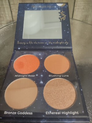 LASPLASH cosmetics - MOONLIGHT GLOW FACE PALETTE -blush, bronzer & highlight NEW