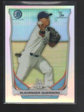 ALEXANDER GUERRERO 2014 BOWMAN CHROME PROSPECTS REFRACTOR CARD #BCP106/500