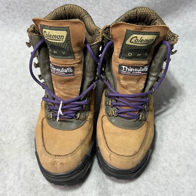 Coleman Dry boots 213264 Aspen Womens 6 Brown Leather