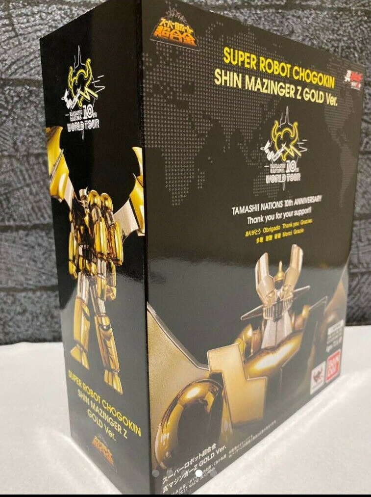 Super Robot Chogokin Shin Mazinger Z Gold Ver.Tamashii Nation 10th