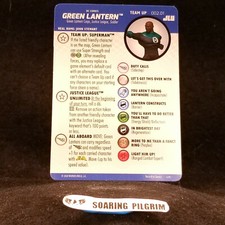 GREEN LANTERN TEAM-UP CARD 002.01 "Superman" Justice League Unlimited Heroclix