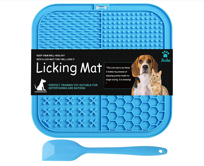 Large Lick Mat for Dogs and Cats  Dog Food Mat with Suction Cups