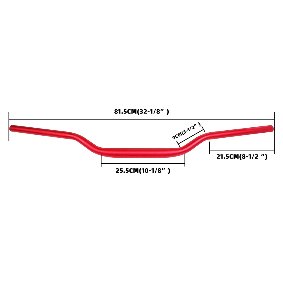Guidão 1-1/8" 28mm gordura guidão bicicleta sujeira para Suzuki RM125 RM250 RM450 - Imagem 2 de 4
