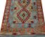 miniatura 2  - PRAWDZIWY Prawdziwy Afgański Handmade Tribal Multi Colour Wool Kilim Area 68x197 cm