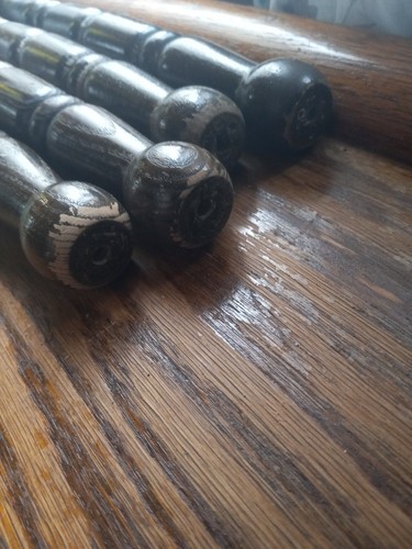 SALVAGED 4Pcs Wooden Spindles 12" × 1-1/4".   - Picture 6 of 6