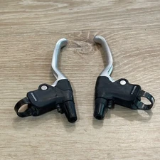 Shimano BL-TY21 three finger brake levers fits 22.2 bars Black/Silver A1