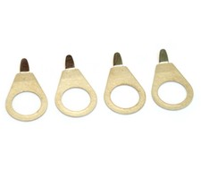 4 Nickel Knob Pointers for Vintage Gibson Guitar/Bass EP-0077-001