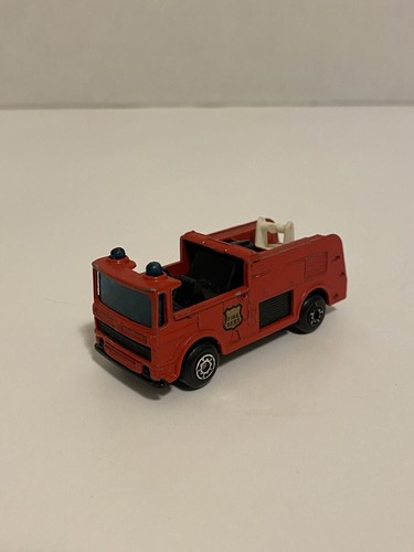 Matchbox 1981 MB13 Snorkel Fire Dept Engine - Picture 1 of 12