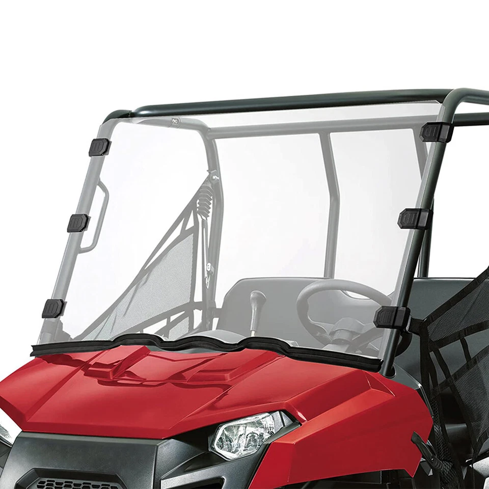 Full Windshield For 2010-2014 Polaris Ranger 400 500 570 800 Midsize EFI EPS EV Foto 2 de 4