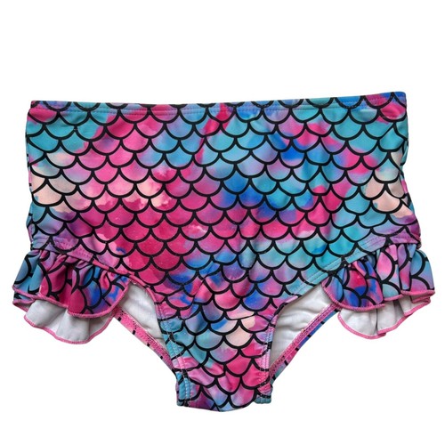 Boutique Girls Two-Piece Mermaid Tankini Bikini Set 3XL Size 7/8 Swimsuit - Picture 4 of 11