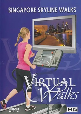 Virtual Walks - Singapore Skyline Walks for indoor walking, treadmill and cyclin