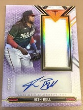 Josh Bell Auto 2021 Topps Triple Threads Patch Autograph Single Jumbo Relics /75