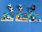 Legoland 6604 Formula-1 6502 Turbo 6503 Sprint Racers Complete W Manuals