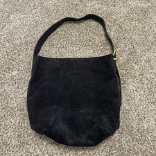 Madewell Essential Bucket Luxe Suede Tote Bag Juniper Berry SOLD OUT NWT