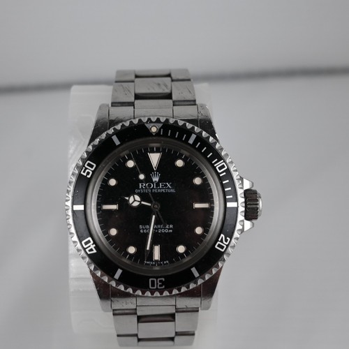 Vintage Rolex Submariner 5513 R-Serial 1987 Spider Dial 40mm Oyster No Date