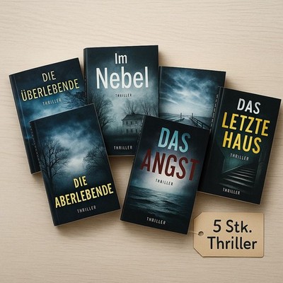 Buchpaket 5 Krimis & Thriller zum Preis von 3, 5x Hochspannung versch. Autoren u