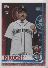 2019 Topps Opening Day Red Foil Yusei Kikuchi #55 7m3