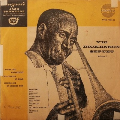Vic Dickenson Septet Vic Dickenson Septet, Vol. 1 10, Mono Amadeo - AVRS 7001...