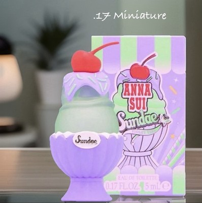   ANNA SUI Sundae Violet Vibe Mini Splash EDT 0.17 fl oz Miniature  