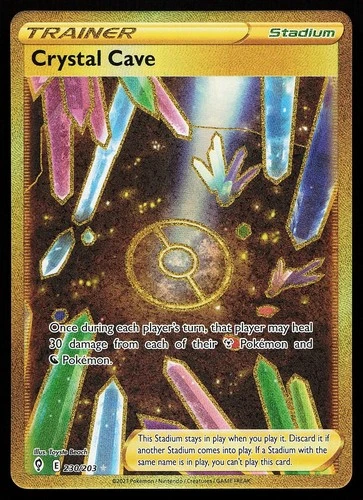 Crystal Cave 230/203 Secret Rare Evolving Skies Pokemon Card