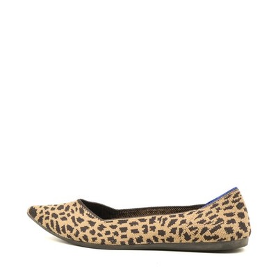 Rothy's Damen The Point Ballerina Beige Schwarz Nachhaltig Ballerinas EU 42