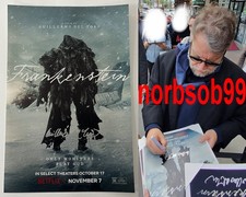 GUILLERMO DEL TORO SIGNED AUTOGRAPH FRANKENSTEIN 12x18 PHOTO A w/EXACT PROOF COA